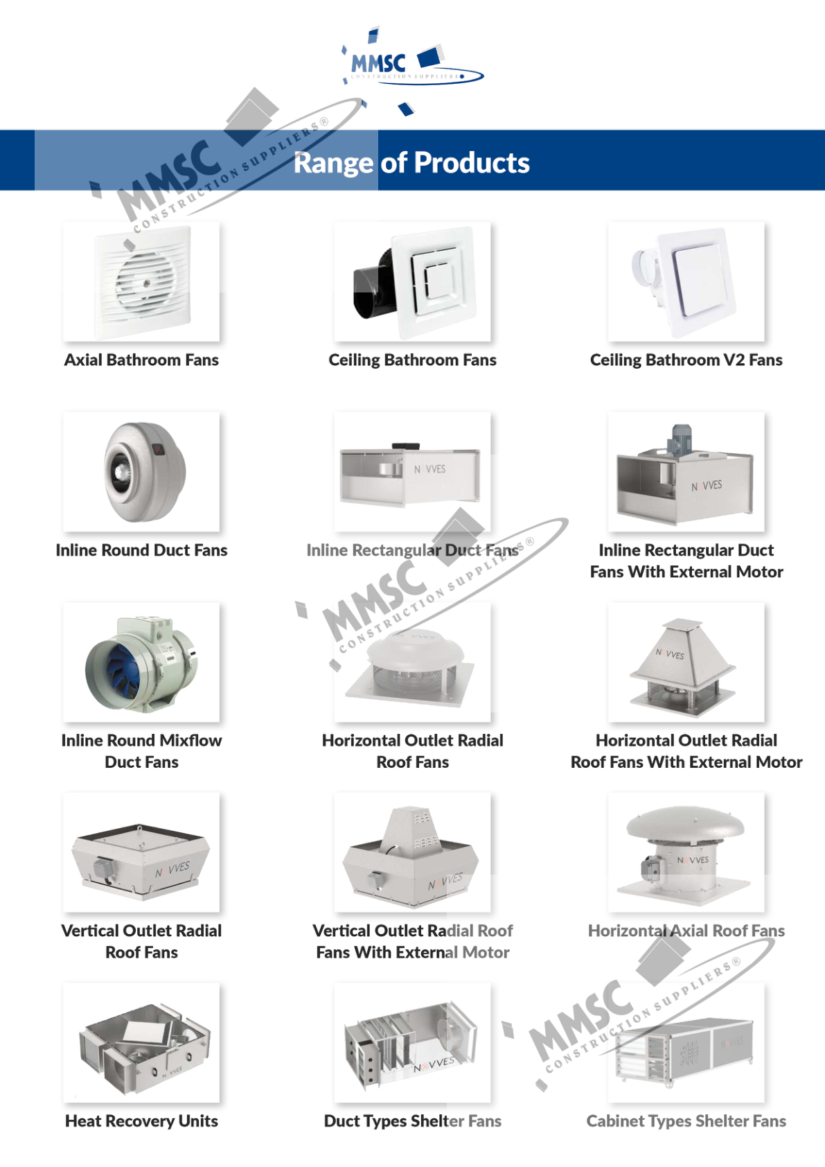 NOVVES Ventilation Systems